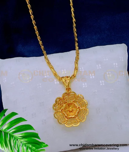 Latest gold chain pendant designs sale